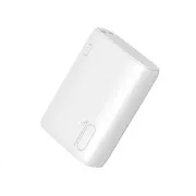 WG - Powerbank 10000 mAh / QC 3.0 in PD izhod   vhod / ultra majhen / bel