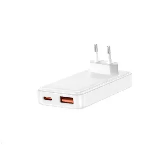 WG - GaN omrežni polnilnik 2x USB, 1x USB-C 30W 1x USB-A 18W, bel WG - GaN omrežni polnilnik 2x USB, 1x USB-C 30W 1x USB-A 18W, bel
