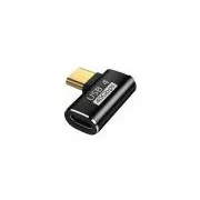 WG - Adapter kotni priključek 90 stopinj Type-C (moški) na USB-C (ženski)