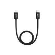 WG - Podatkovni kabel Type-C na Type-C / 1 m / 3A / črn