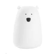 Svetilka na dotik Rabbit & Friends Teddy Bear | Bela