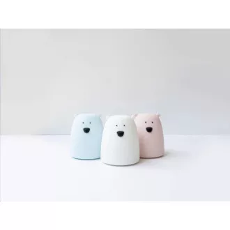 Prenosna svetilka z medvedkom na dotik Rabbit & Friends | Bela