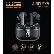 WG - Slušalke Bluetooth WG AirFlex 8, ENC   ANC, črne