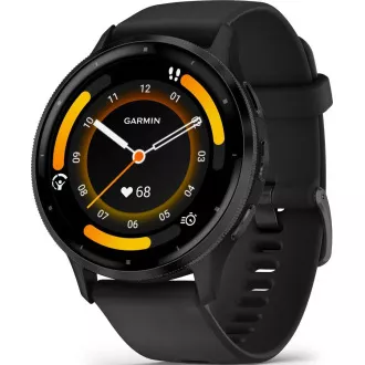 Garmin Venu® 3, skrilavec/črna, silikonski trak Garmin Venu® 3, skrilavec/črna, silikonski trak