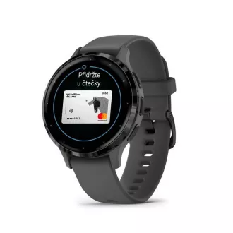 Garmin Venu® 3S, skrilavka/siva, silikonski trak