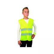 Otroški odsevni telovnik TEDDY, rumene barve, velikost 3,5 mm, w. M