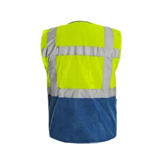 Vest BOLTON, opozorilna, rumeno-modra, velikost 4,5 mm. XL Vest BOLTON, opozorilna, rumeno-modra, velikost 4,5 mm. XL