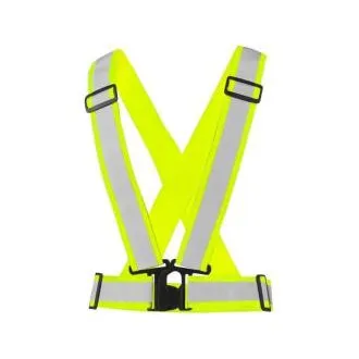 Odsevni elastični CXS KŘÍŽ CROSS BELT, rumen