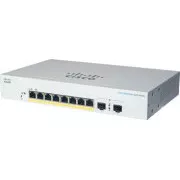 Cisco stikalo CBS220-8FP-E-2G (8xGbE, 2xSFP, 8xPoE , 130W, brez ventilatorja)