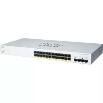 Cisco stikalo CBS220-24FP-4G (24xGbE, 4xSFP, 24xPoE , 382W)