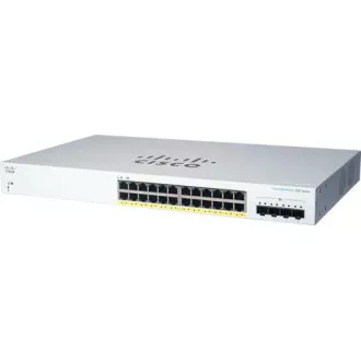 Cisco stikalo CBS220-24P-4X (24xGbE, 4xSFP , 24xPoE , 195W)
