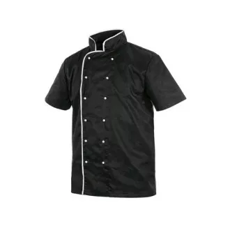 Rondon CHEF s kratkimi rokavi, moški, črno-beli, velikost 44 Rondon CHEF s kratkimi rokavi, moški, črno-beli, velikost 44