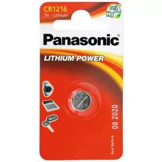 PANASONIC Litijeva baterija (gumbna) CR-1216EL/1B 3V (Blistr 1 kos)