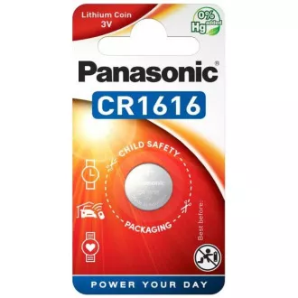 PANASONIC Litijeva baterija (gumbna) CR-1616EL/1B 3V (Blistr 1 kos)