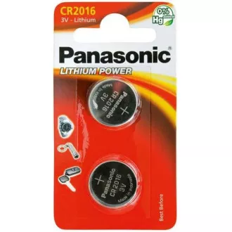 PANASONIC Litijeva baterija (gumbna celica) CR-2016EL/2B 3V (Blistr 2pcs)