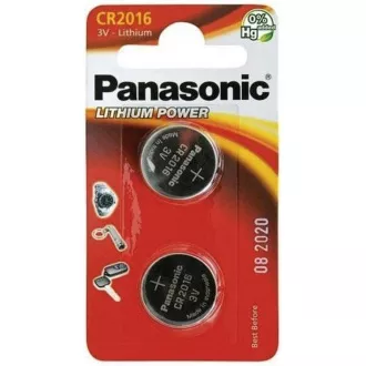 PANASONIC Litijeva baterija (gumbna celica) CR-2016EL/2B 3V (Blistr 2pcs)
