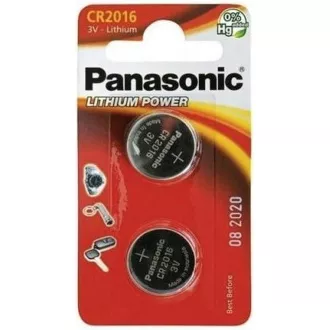 PANASONIC Litijeva baterija (gumbna celica) CR-2016EL/2B 3V (Blistr 2pcs)