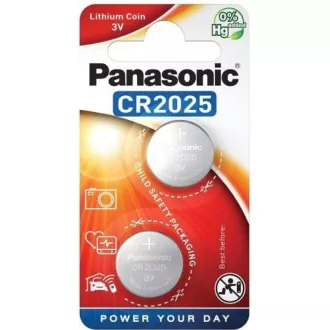 PANASONIC Litijeva baterija (gumbna celica) CR-2025EL/2B 3V (Blistr 2pcs)
