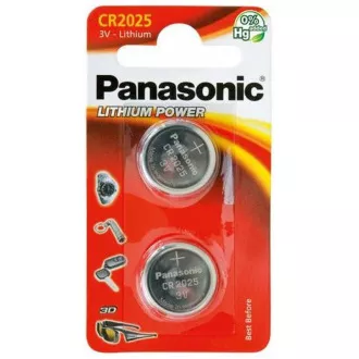 PANASONIC Litijeva baterija (gumbna celica) CR-2025EL/2B 3V (Blistr 2pcs)