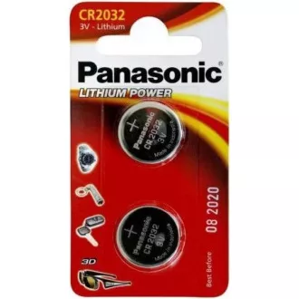 PANASONIC Litijeva baterija (gumbna celica) CR-2032EL/2B 3V (Blistr 2pcs)