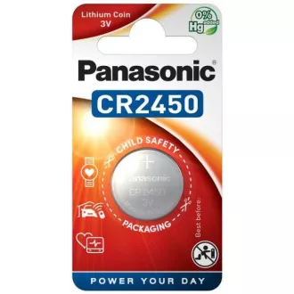 PANASONIC Litijeva baterija (gumbna celica) CR-2450EL/1B 3V (Blistr 1 kos)