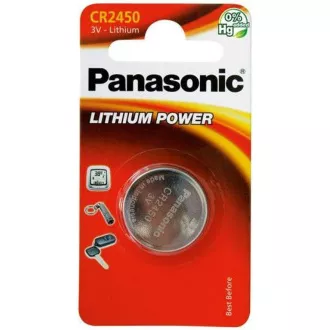 PANASONIC Litijeva baterija (gumbna celica) CR-2450EL/1B 3V (Blistr 1 kos)