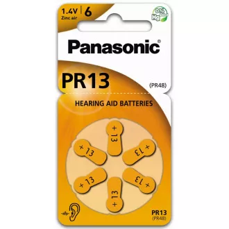 PANASONIC Cink Air baterija PR-13(48)/6LB AAA 1, 2V (Blistr 6 kosov)