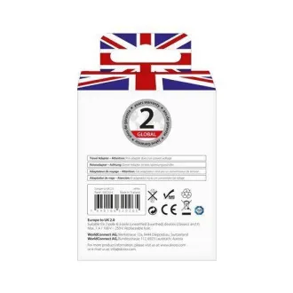 SKROSS Potovalni adapter UK za uporabo v Združenem kraljestvu, tip G