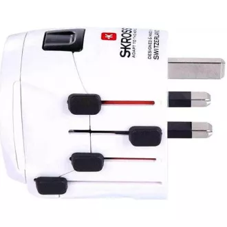 SKROSS potovalni adapter PRO, max. 6,3 A, ozemljen, univerzalen za ves svet SKROSS potovalni adapter PRO, max. 6,3 A, ozemljen, univerzalen za ves svet
