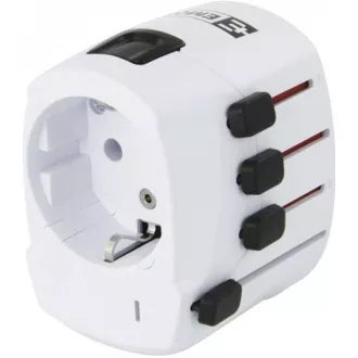 SKROSS potovalni adapter PRO, max. 6,3 A, ozemljen, univerzalen za ves svet SKROSS potovalni adapter PRO, max. 6,3 A, ozemljen, univerzalen za ves svet