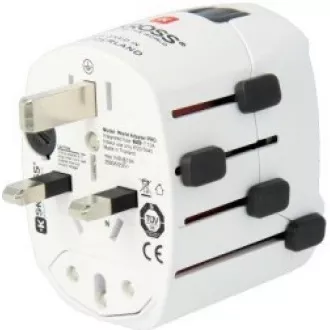 SKROSS potovalni adapter PRO, max. 6,3 A, ozemljen, univerzalen za ves svet SKROSS potovalni adapter PRO, max. 6,3 A, ozemljen, univerzalen za ves svet
