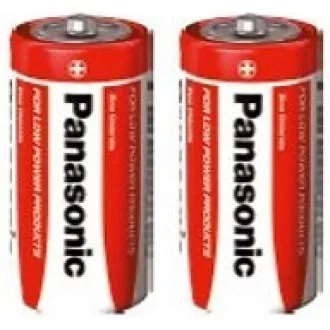PANASONIC Rdeče baterije R14RZ/2P C 1, 5V (paket 2 kosov)