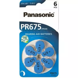 PANASONIC Cink Air baterija PR-675(44)/6LB AA 1, 2V (Blistr 4pcs)