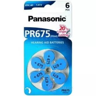 PANASONIC Cink Air baterija PR-675(44)/6LB AA 1, 2V (Blistr 4pcs)