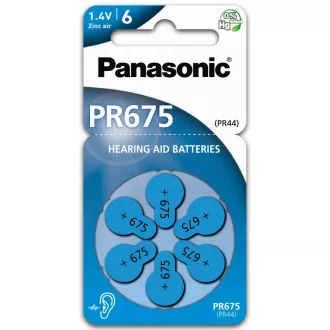 PANASONIC Cink Air baterija PR-675(44)/6LB AA 1, 2V (Blistr 4pcs)