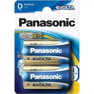 PANASONIC alkalne baterije EVOLTA Platinum LR20EGE/2BP D 1, 5V (Blistr 2pcs) PANASONIC alkalne baterije EVOLTA Platinum LR20EGE/2BP D 1, 5V (Blistr 2pcs)