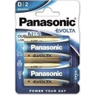 PANASONIC alkalne baterije EVOLTA Platinum LR20EGE/2BP D 1, 5V (Blistr 2pcs) PANASONIC alkalne baterije EVOLTA Platinum LR20EGE/2BP D 1, 5V (Blistr 2pcs)