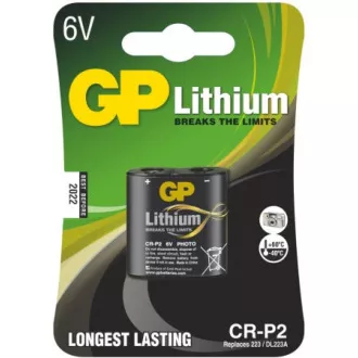 PANASONIC Litijeve - FOTO baterije CR-P2L/1BP 6V (blister - 1 kos)