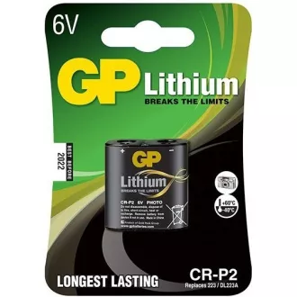 PANASONIC Litijeve - FOTO baterije CR-P2L/1BP 6V (blister - 1 kos)