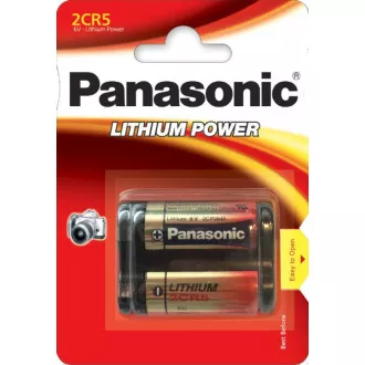 PANASONIC Litijeve - FOTO baterije 2CR-5L/1BP 6V (blister - 1 kos)