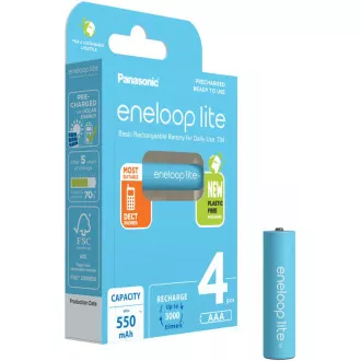 PANASONIC HR03 AAA 4LCCE/4BE ENELOOP LITE N, 550 mAh (Blistr 4pcs)