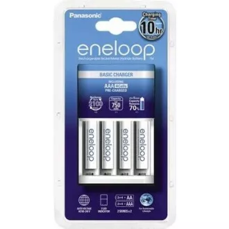 PANASONIC NAB. KJ51MCC04E 4xAAA ENELOOP N, 800 mAh za AA/AAA (Blistr 4ks   polnilec)