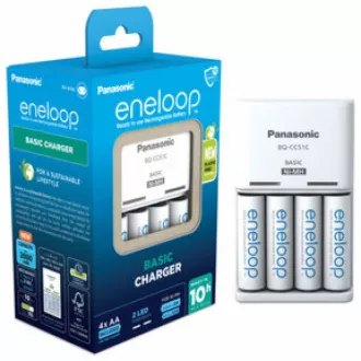 PANASONIC NAB. KJ51MCC40E 4xAA ENELOOP N, 2000 mAh za AA/AAA (Blistr 4ks   polnilec)
