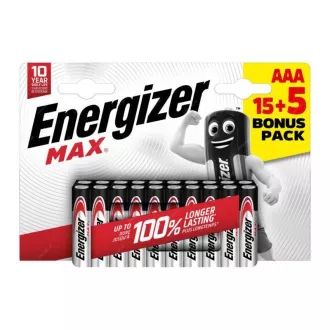 Energizer LR03/20 Max AAA 15 5 brezplačno