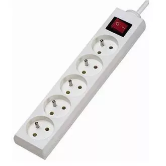 Konnoc DX-5FS 5m pet vtičnic s stikalom