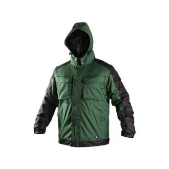 Jakna CXS IRVINE, zimska, moška, zeleno-črna, velikost 2,5 mm. M