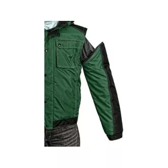 Jakna CXS IRVINE, zimska, moška, zeleno-črna, velikost 2,5 mm. XL