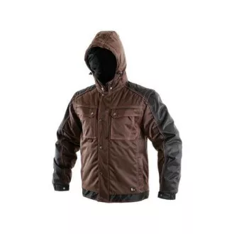 CXS IRVINE jakna, zimska, moška, rjavo-črna, velikost 4XL