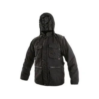 Moška zimska bunda GEORGIA, črna, velikost 2XL Moška zimska bunda GEORGIA, črna, velikost 2XL