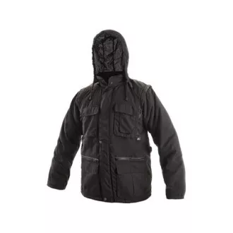 Moška zimska bunda GEORGIA, črna, velikost 3XL